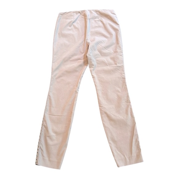 INC International Concepts Gray Silver grommets Ankle Pants Size 8 Like new - Picture 9 of 9